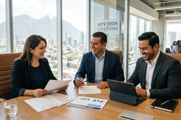 Reunión de negocios sobre compra de hieleras al por mayor en México